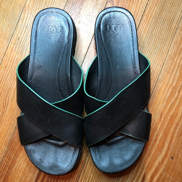 Ugg Leather Kari Sandals - Picture 2 of 6